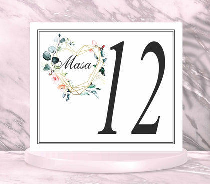 Numar de masa cod miraj-2069