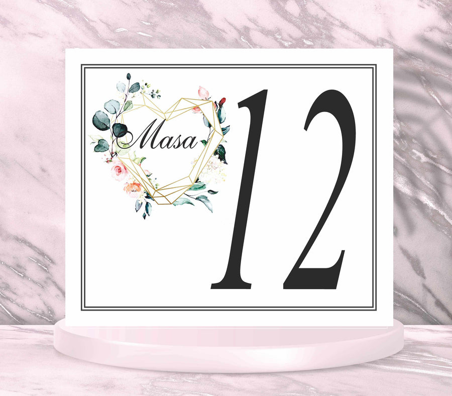 Numar de masa cod miraj-2069