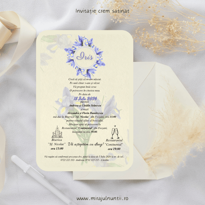 Invitație de botez cod Magnific B.16-20016