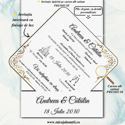 Invitatii nunta cod Miraj-20281