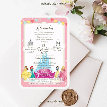 Invitație de botez cod Magnific B.24-20024 - MirajulNuntii.ro