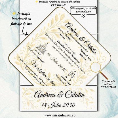 Invitatii nunta cod Miraj-20201