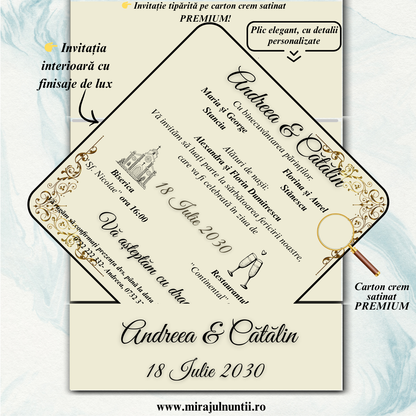 Invitatii nunta cod Miraj-20281