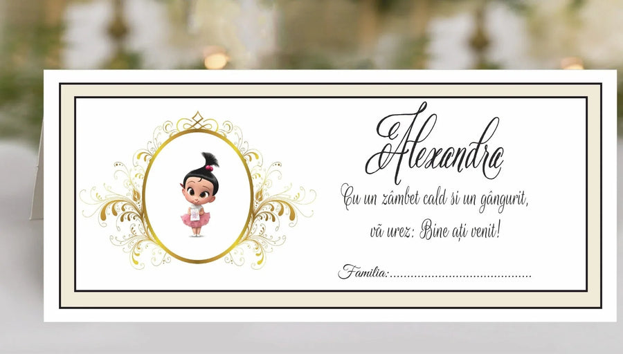 Plic de bani-botez cod "Miraj 9001"