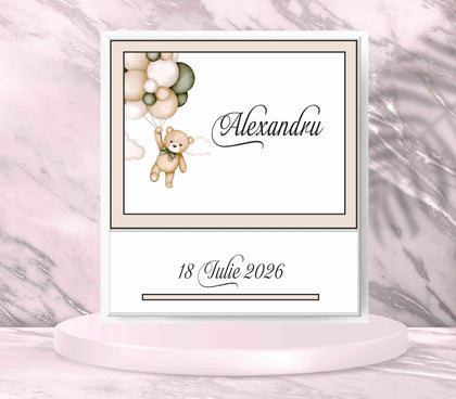 Invitatii botez cod Miraj - 9002