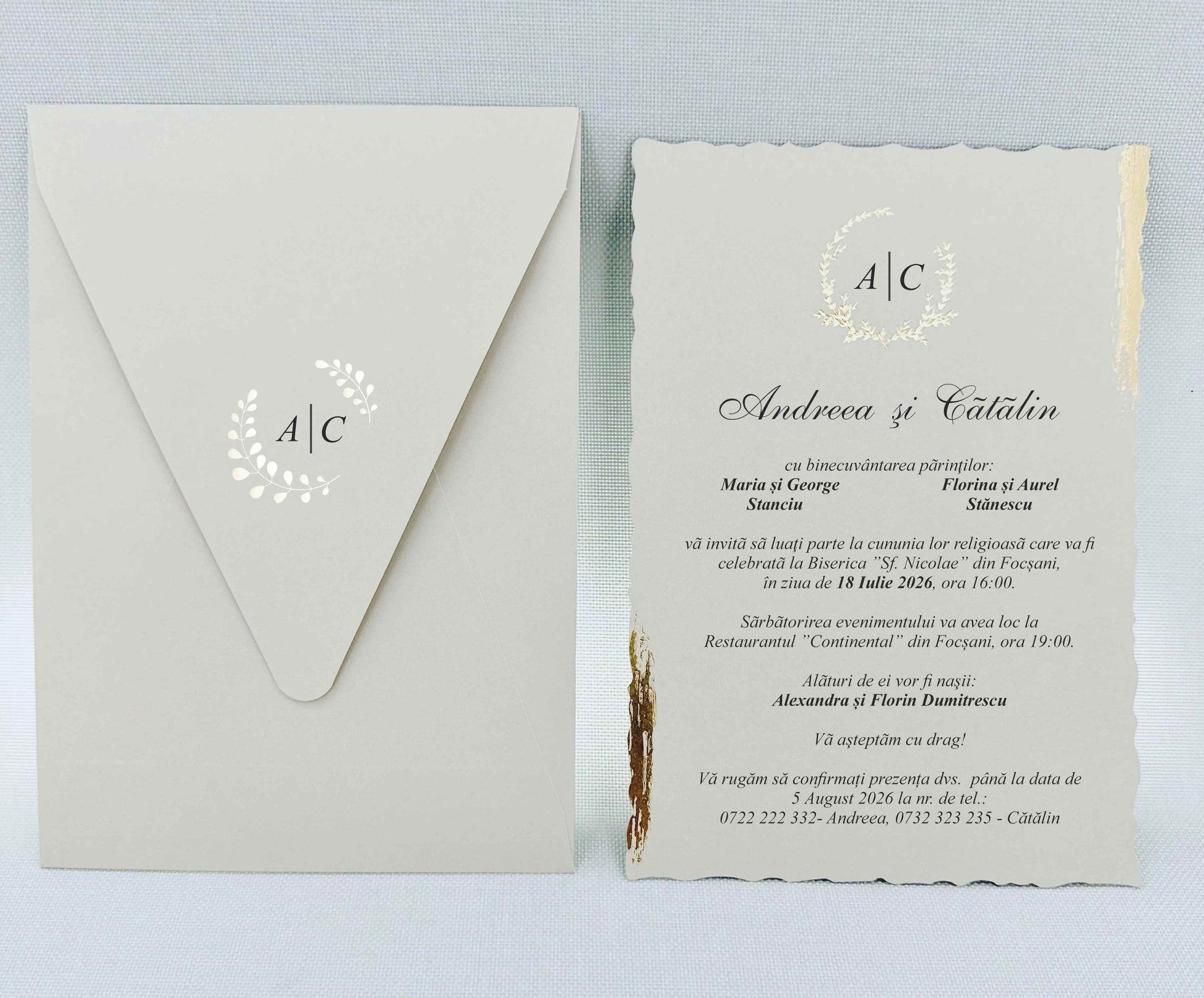 Invitatie NUNTA Digitala - cod 9263 - Mirajul Nuntii