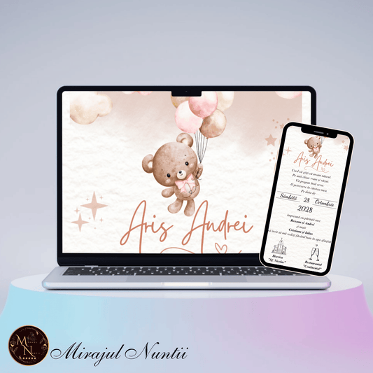 Invitatie On-Line Botez cod CB.8