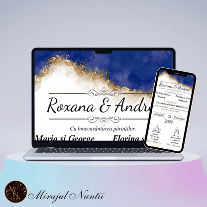 Invitatie On-Line Nunta cod CV.15