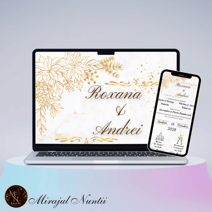 Invitatie On-Line Nunta cod CV.16
