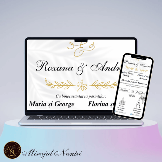 Invitatie On-Line Nunta cod CV.17