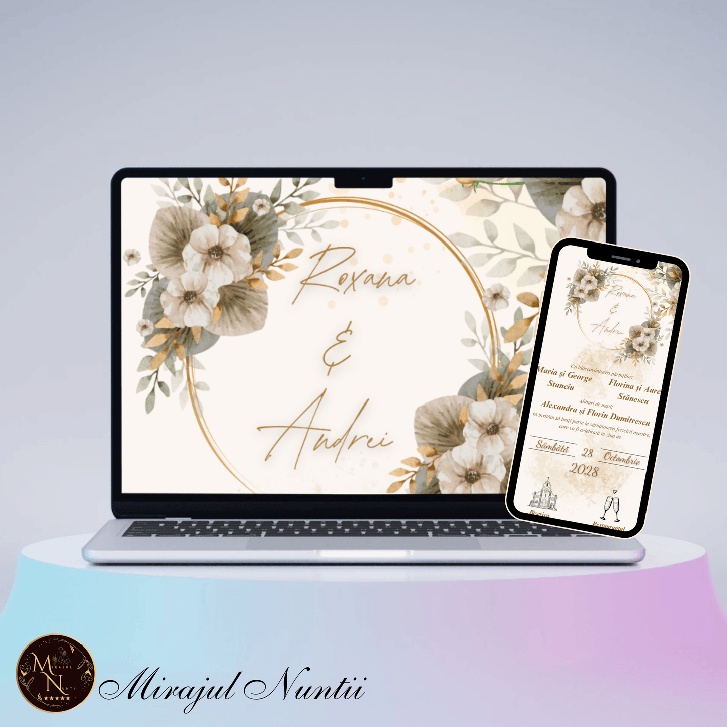 Invitatie On-Line Nunta cod CV.18