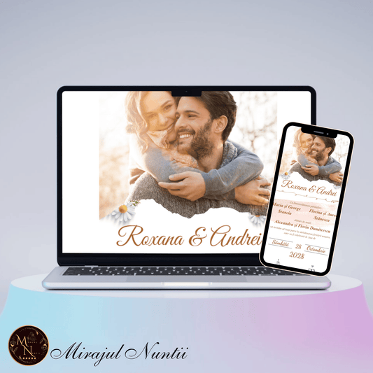 Invitatie On-Line Nuntă cod CV.22