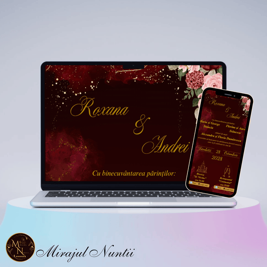 Invitatie On-Line Nunta cod CV.25