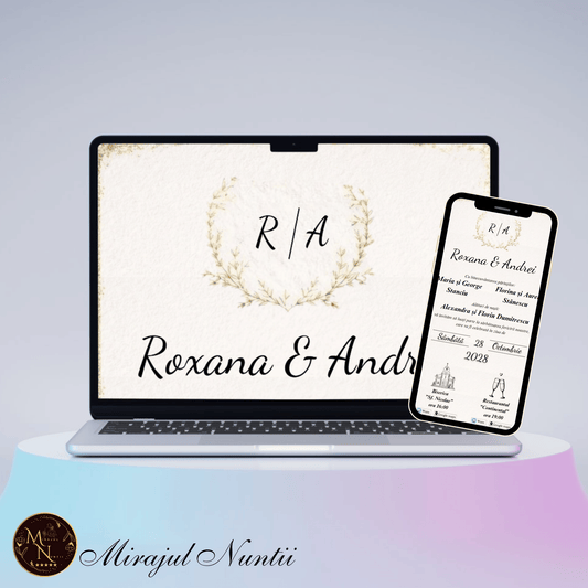 Invitatie On-Line Nunta cod CV.29