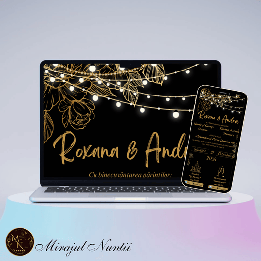 Invitatie On-Line Nunta cod CV.30