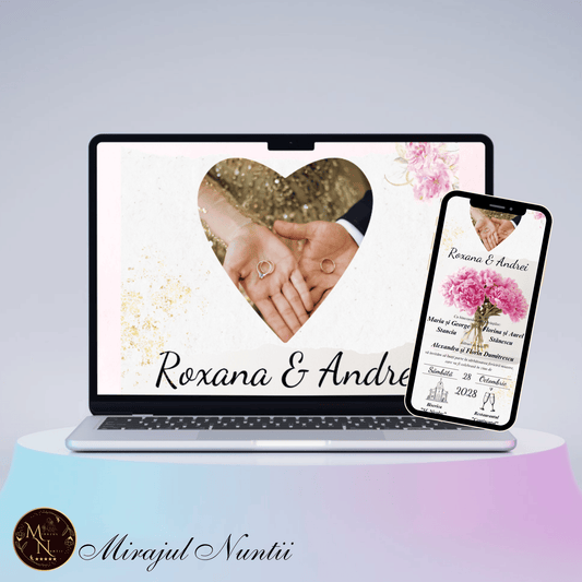 Invitatie On-Line Nunta cod CV.8