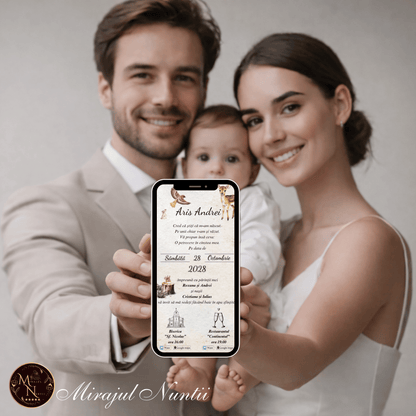 Invitatie On-Line Botez cod CB.21