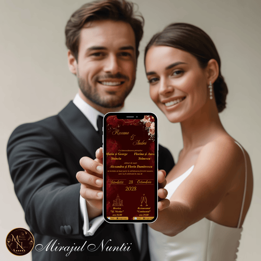 Invitatie On-Line Nunta cod CV.25