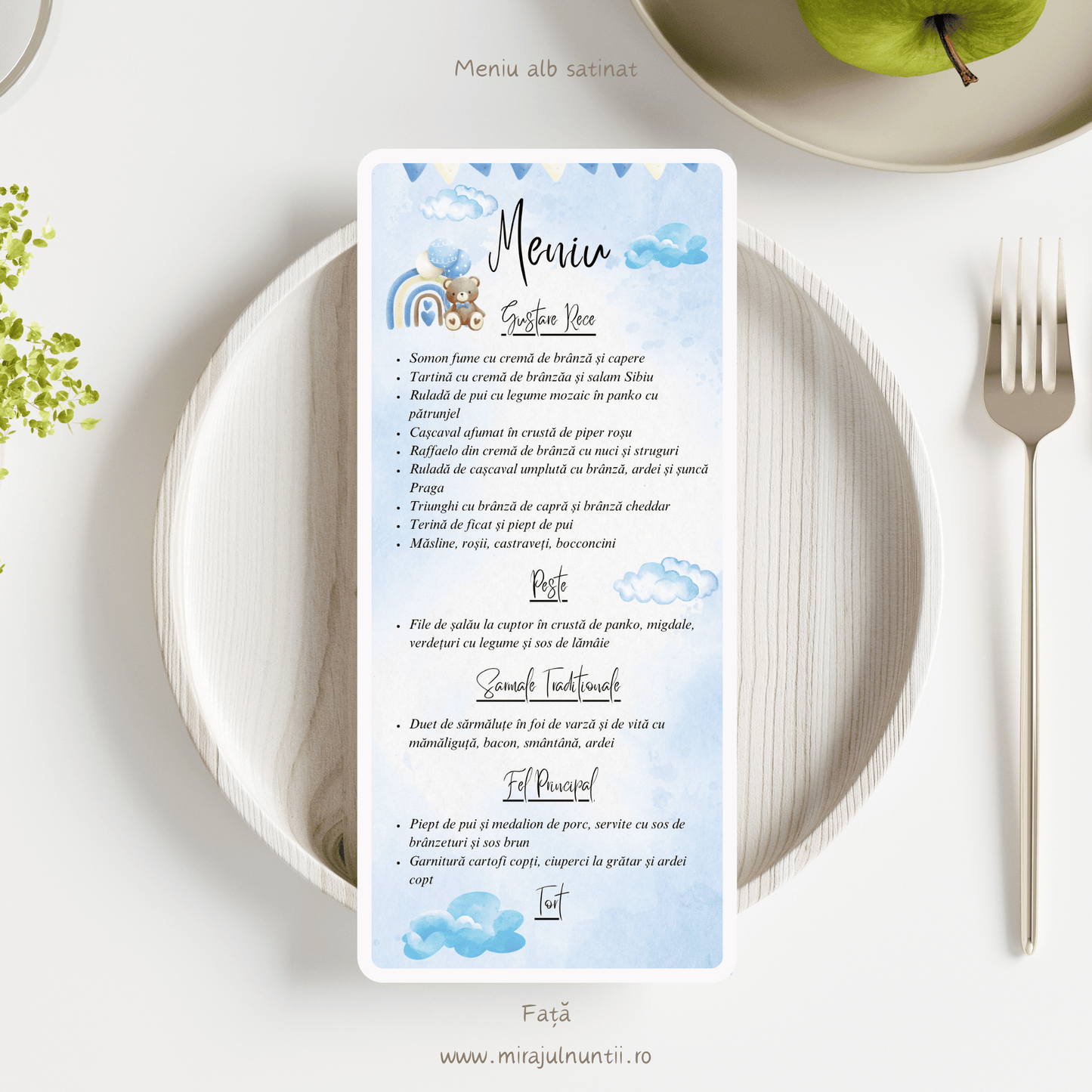 Meniu individual cod Magnific B12-20012