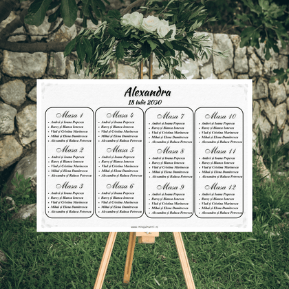 Listă invitați - Opis, cod Magnific B3-20003