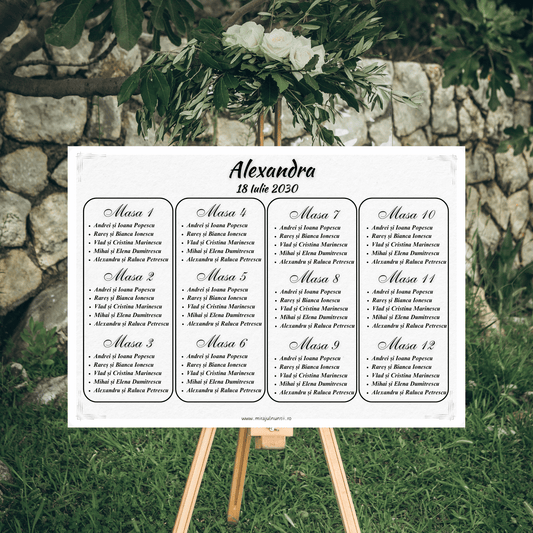 Listă invitați - Opis, cod Magnific B2-20002