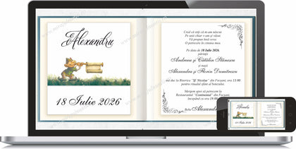 Invitatie BOTEZ Digitala - cod 7110
