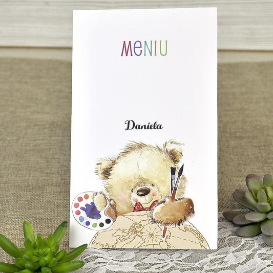 Meniu-botez cod Deluxe-3624 - MirajulNuntii.ro