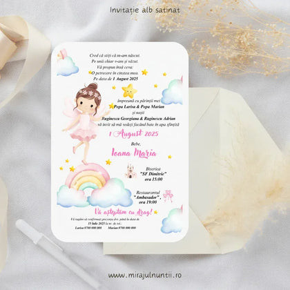 Invitație de botez cod Magnific B.14-20014