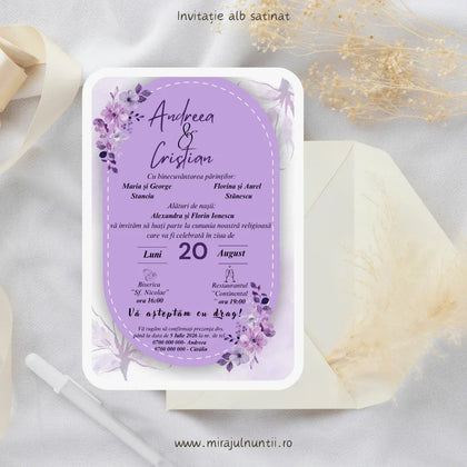 Invitație nuntă  cod Magnific C.36*10036