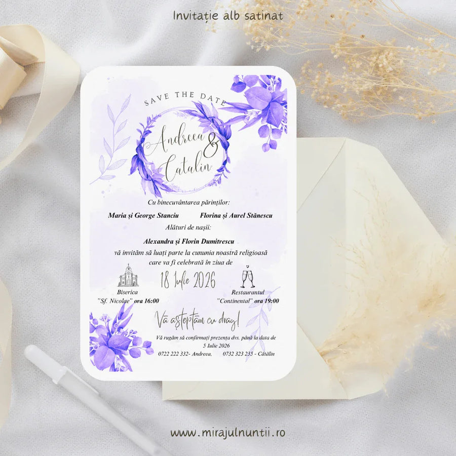 Invitație nuntă cod Magnific C.31-10031