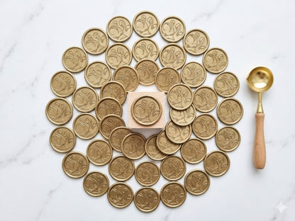 Set 50 buc Sigilii Ceară Lebede Ceară Naturală Auriu Invitații Nuntă Botez SIG-LEB-50