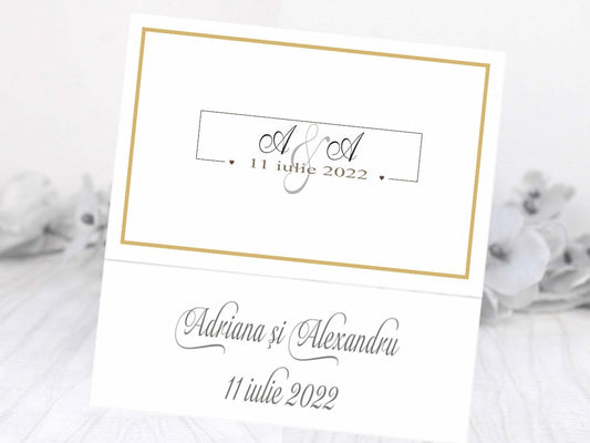 Invitatii nunta cod Miraj-20551 - Mirajul Nuntii