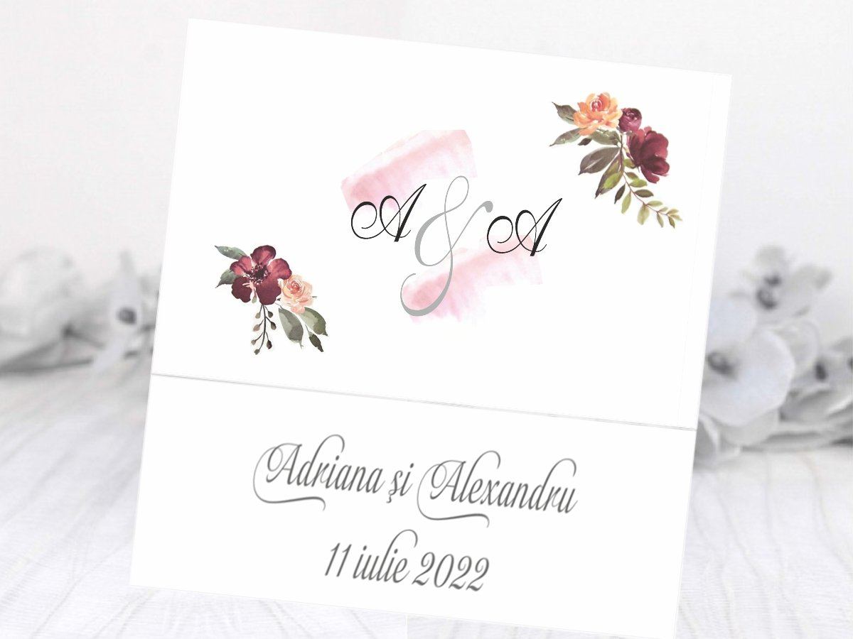 Invitatii nunta cod Miraj-77081 - Mirajul Nuntii