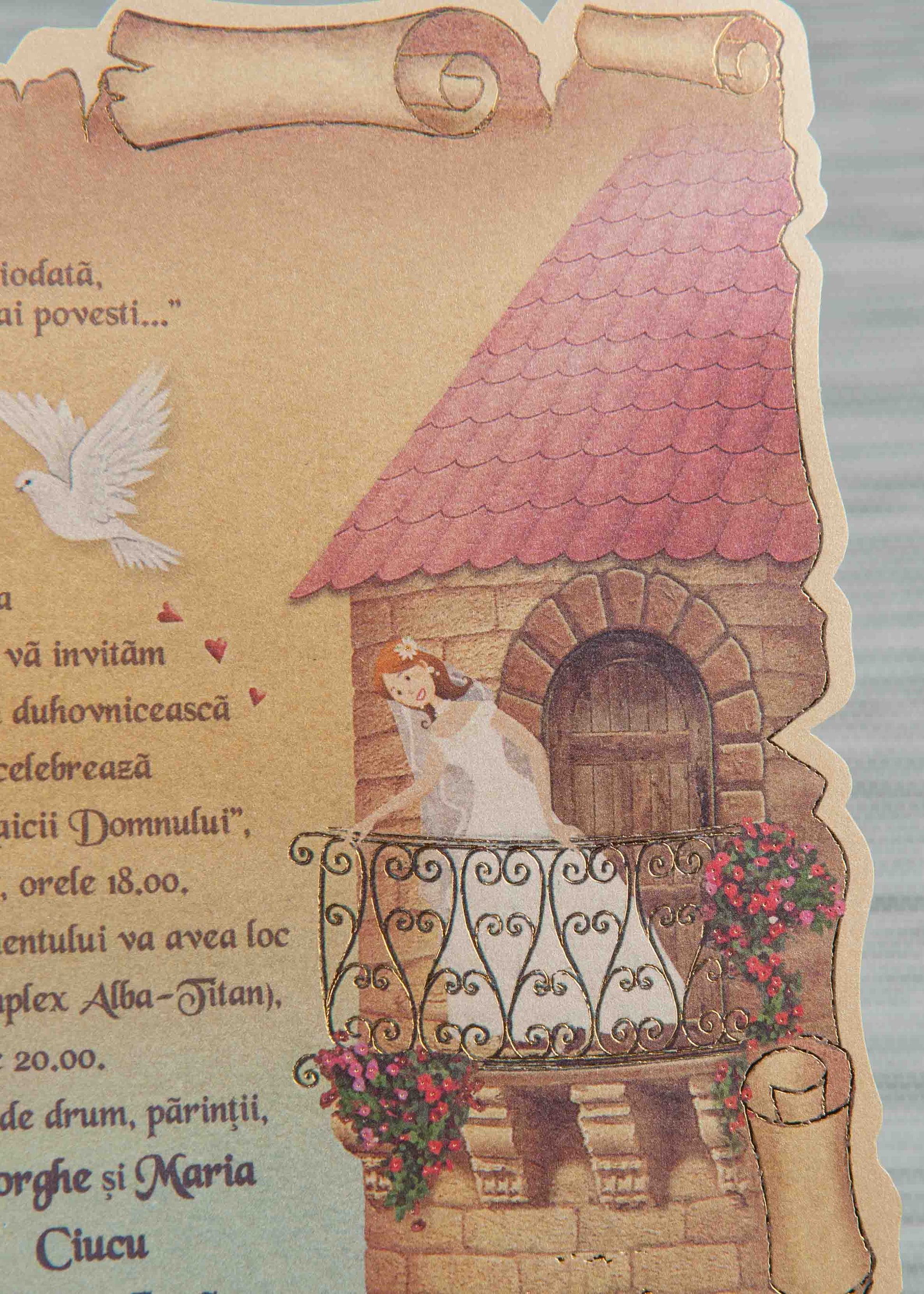 Invitatii nunta cod Stylish - 1092 - Mirajul Nuntii