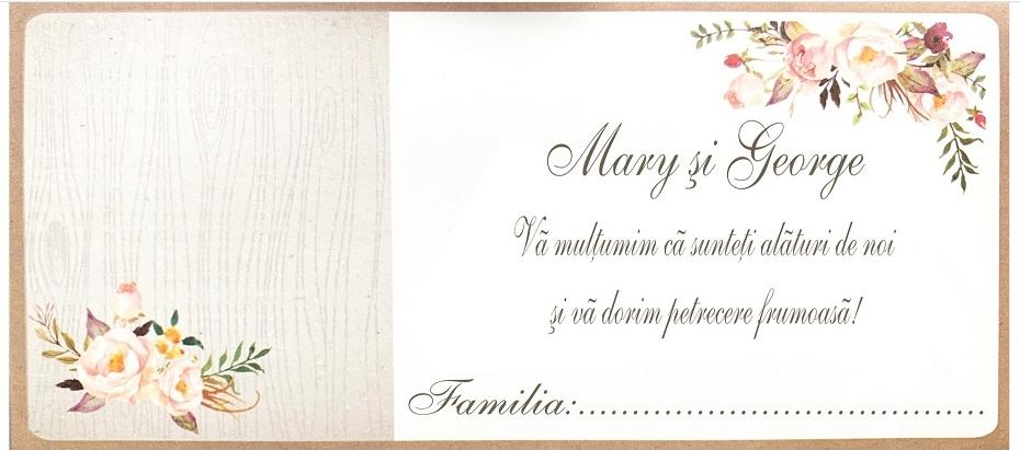 Plic de bani nunta cod "Miraj 5224" - Mirajul Nuntii