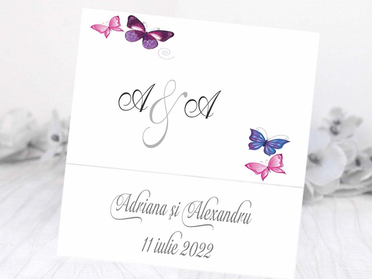 Invitatii nunta cod Miraj-20521 - Mirajul Nuntii
