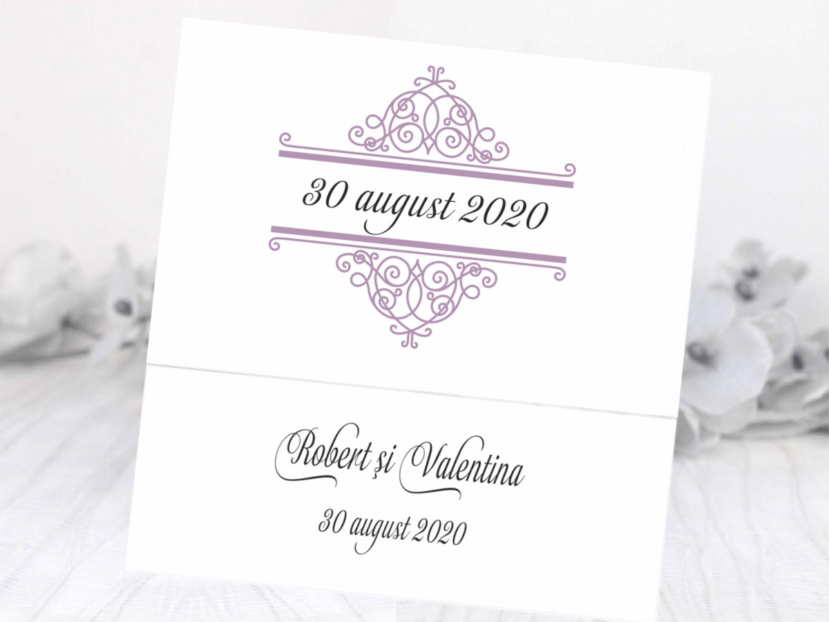 Invitatii nunta cod Miraj-3003 - Mirajul Nuntii